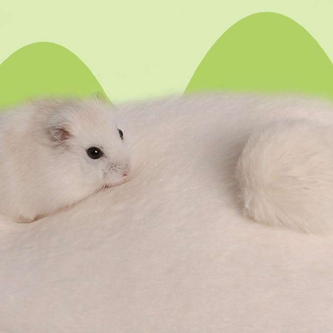 Small Animal Bed Mat Pet Cushion Cage Accessories Toy for Rabbits Hamster Plush Bedding for Chipmunks Winter Use Plush