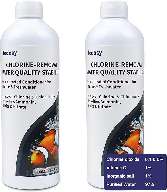 Aquarium Water Regulator and dechlorinator - 33.82 Ounce for Freshwater and Marine Aquariums (1000ML / 33.82OZ)