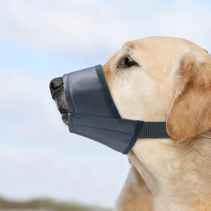 Idepet 7PCS Adjustable Dog Muzzles - Anti-Biting Barking Muzzles for Small, Medium, Large & Extra Dogs (Pack of 7)