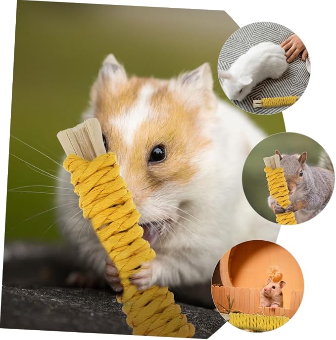 20pcs Small Animal Chew for Rabbits Guinea Pigs Hamsters Natural Wooden Sticks for Dental Care and Teeth Cleaning Safe Pet Chew Treats for Bunnies and Small Furry Pets