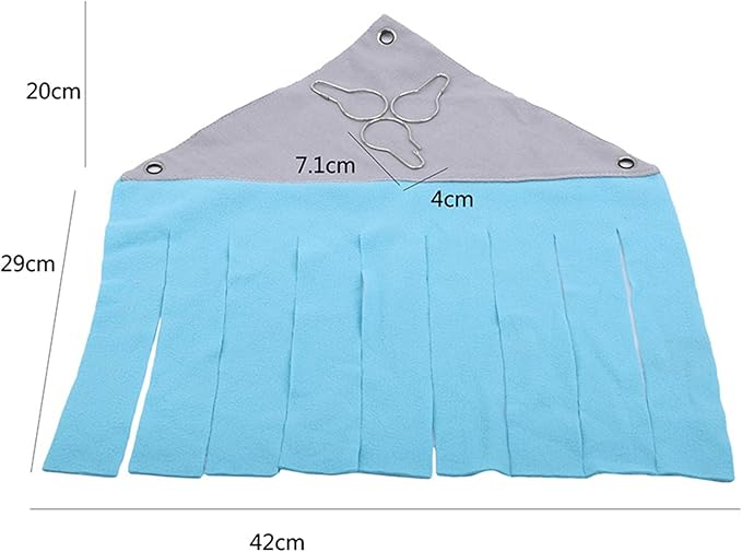 Guinea Pig Hideout Hideaway Corner Fleece Toys Cage Accessories with Reversible Sides，Cute Ferret Hammock for Ferrets Chinchillas Hedgehogs Small Pets(Style4)