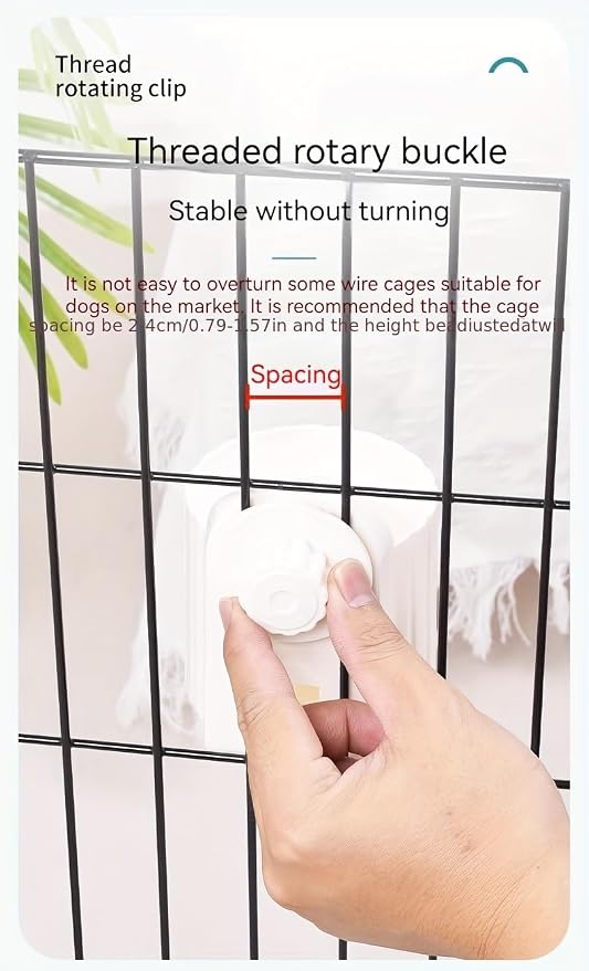 Rabbit Water Bottle, 700ml/23oz Hanging Water Dispenser Feeder Cage Crate Hutch Bunny Puppy Cat Chinchilla Ferret Guinea Pigs Squirrel Hedgehog (White, 700ml)