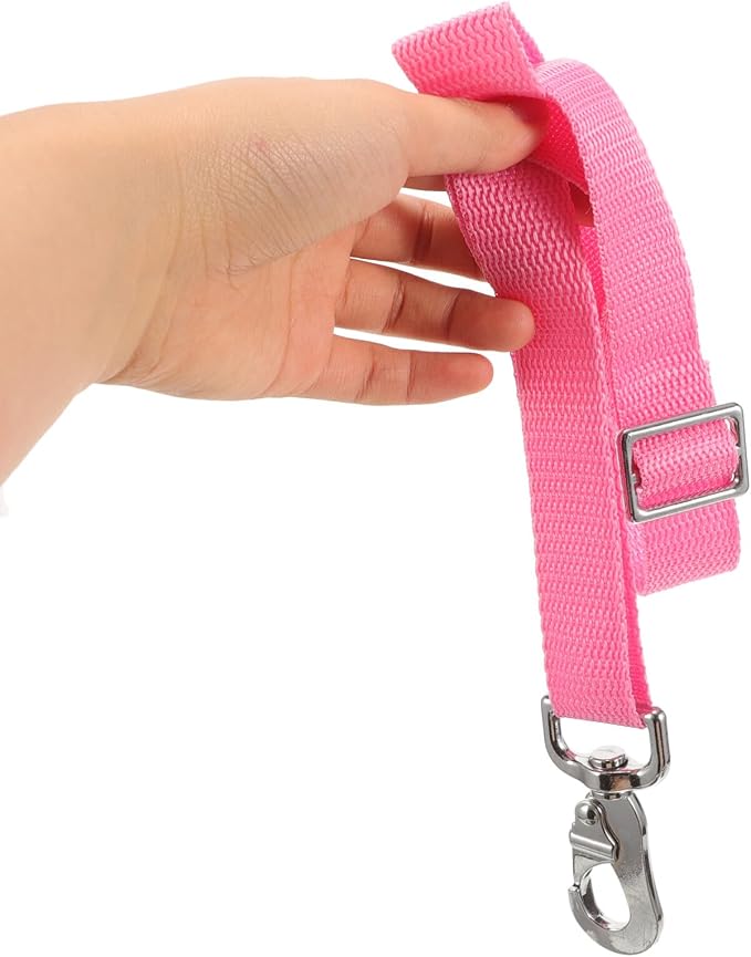 Ipetboom Adjustable Horse Bucket Strap, 21.2in Reusable Durable Nylon Feeder Hanger for Water Buckets and Nets in Stalls or Outdoor Use