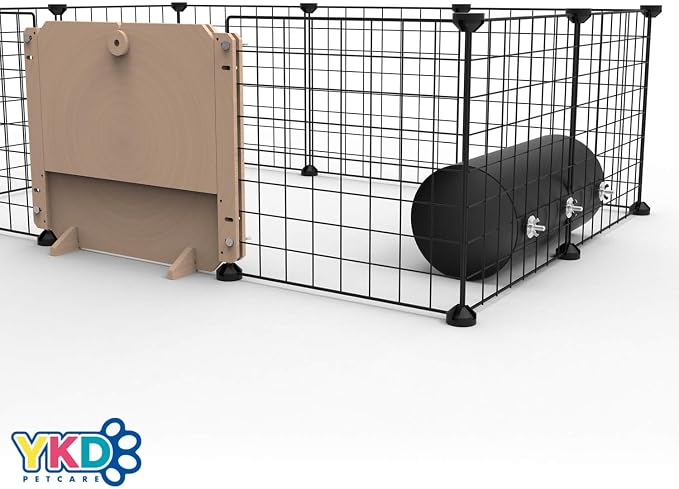 Chinchilla Hanging Cooling Tunnel Toys, Small Animals Tubes Tunnel Toys | Ferret Chinchilla Squirrel Guinea Pig Rat Cage Accessories (Black-Long)