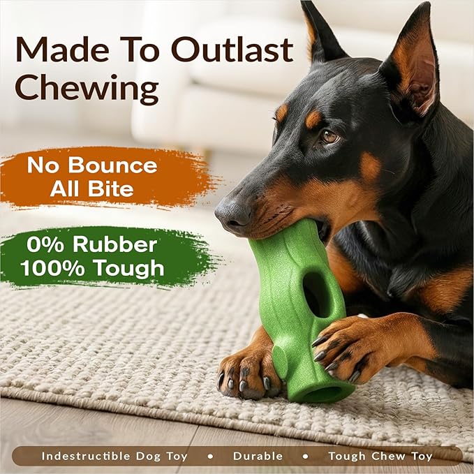 KADTC XXL 3-in-1 Durable Frozen Treat Dog Toy, No-Transfer Fill & Freeze Lick Cup, Stuffable Lick Toy & Indestructible Chew Bone for Aggressive Chewers， Long-Lasting Enrichment for Dogs