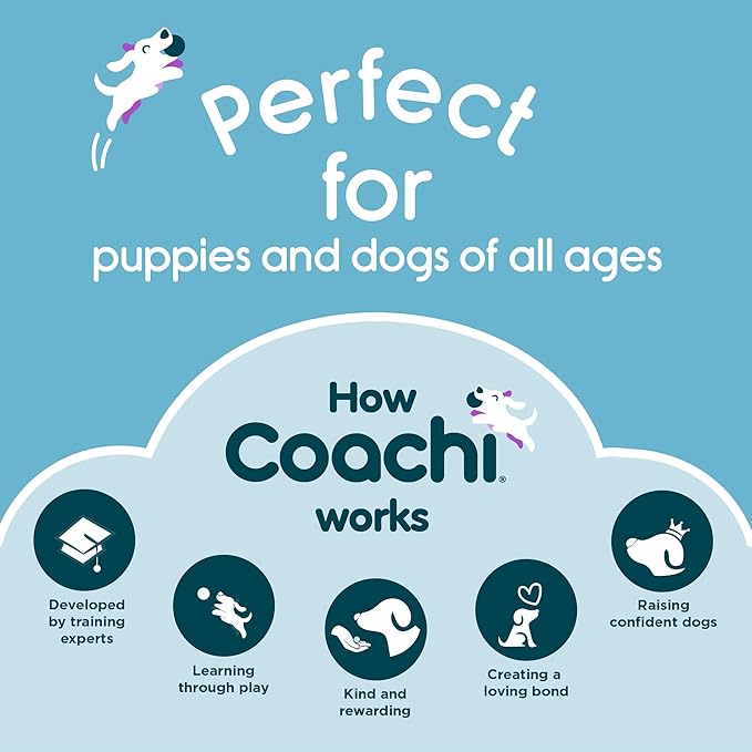 Coachi Chase & Crinkle - A Fun Enrichment Dog Toy for Chase & Play. Soft & Crinkly, Lightweight, Reward Training, Interrupting Biting & Chewing, Ideal for Agility and Suitable for Puppies
