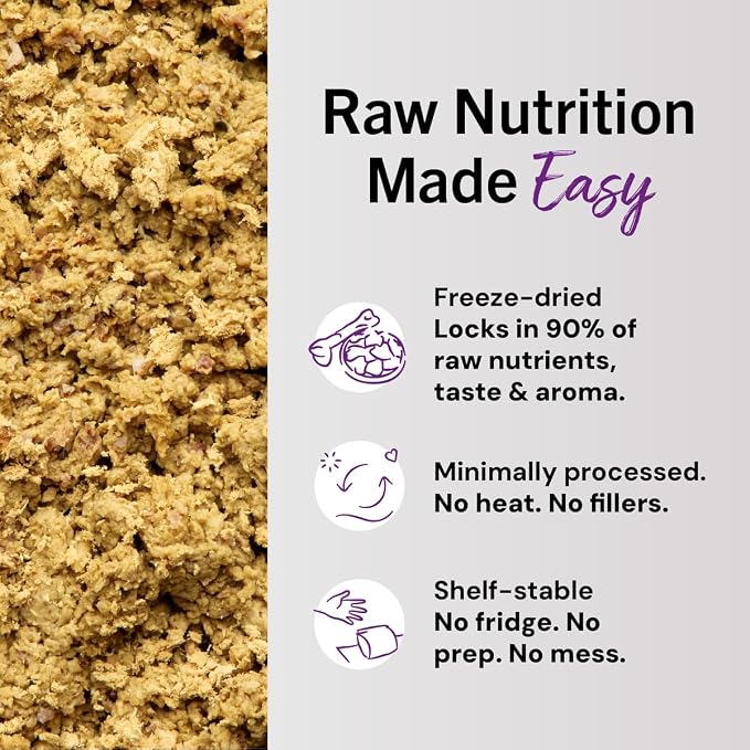 Stella & Chewy's Freeze-Dried Raw Cat Dinner Morsels - Premium Salmon & Cod Recipe with 98% Wild-Caught Fish & Organs - Natural Grain-Free Cat & Kitten Food - Made in USA - 18 oz