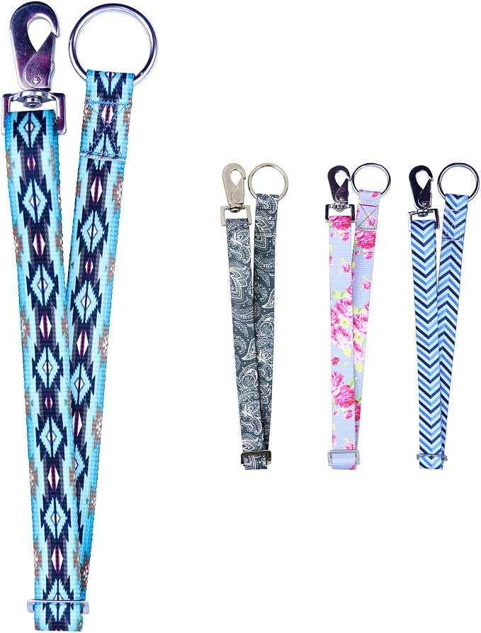 Derby Originals Heavy Duty Adjustable 30” Nylon Hanging Bucket Straps for Water and Feed Buckets - Available in 16 Colors and Patterns (Aztec)