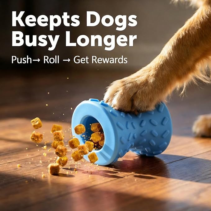 Dog Puzzle Toy – Interactive Treat Dispensing Dog Toy to Keep Dogs Busy, Mental Stimulation & Boredom Relief Toy for Indoor Play, Small & Medium Dogs