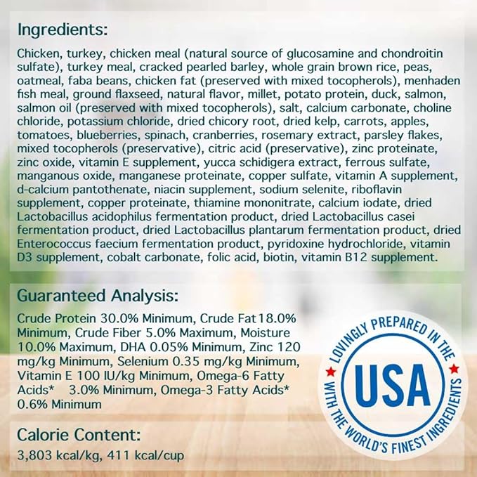 Chicken Soup for The Soul All Natural Premium Dry Puppy Food, Real Meat First Ingredient, No by-Products, Supports Brain Development & Strong Bones & Teeth, Chicken, Turkey & Brown Rice, 28lb