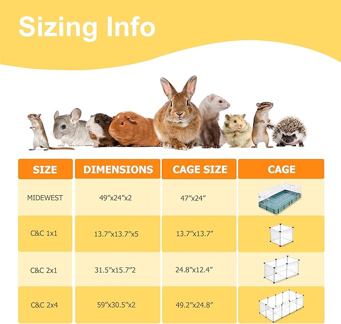Guinea Pig Bedding, Guinea Pig Fleece Cage Liner 49x24 2Pack, Washable Waterproof Reusable & Anti Slip, Absorbent Guinea Pig Pee Pad for Small Animal, Rabbit, Bunny, Chinchilla, Green