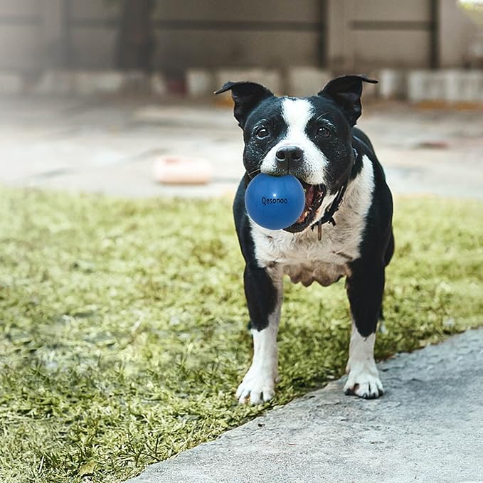 Dog Balls Indestructible,Solid Rubber Bouncy for Dogs Aggressive Chewers Large Breed,Non-Toxic&Floating&High Elasticity,Durable Fetch Ball Medium to Chew,Play and Training