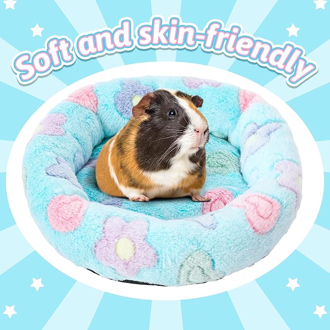 FEBSNOW Guinea Pig Beds, Hamster Bed Hedgehog Bed for Tortoise Hamster Hedgehog Lizard Squirrel and Other Small Animal