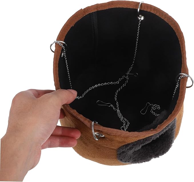 MERRYHAPY Small Hammock Bed Soft and Warm Shelter for Rats and Ferrets Durable Hanging Accessory for Space Saving Cages for Cozy Resting and Playtime