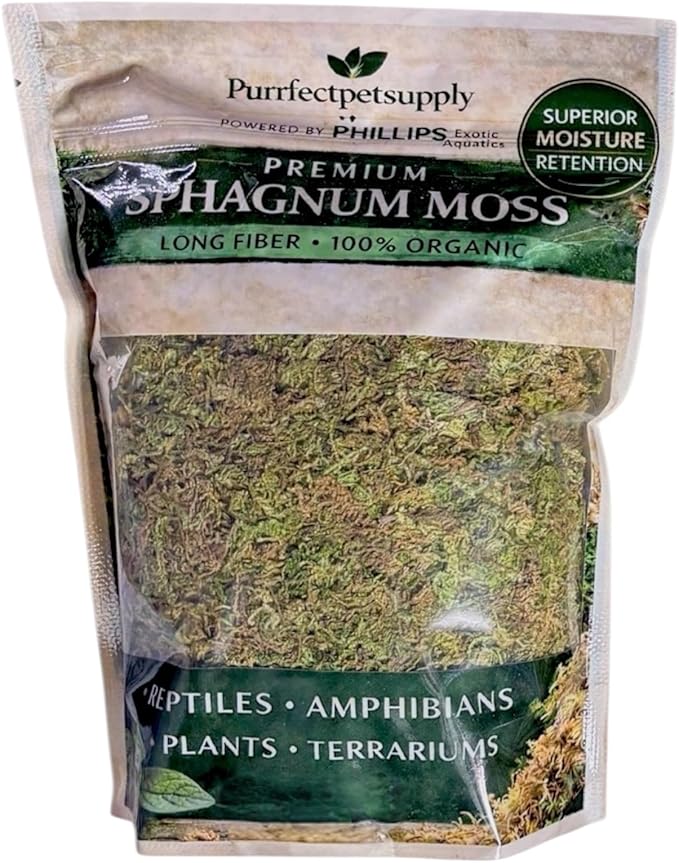 Sphagnum Moss Substrate for Reptiles & Terrariums (1)