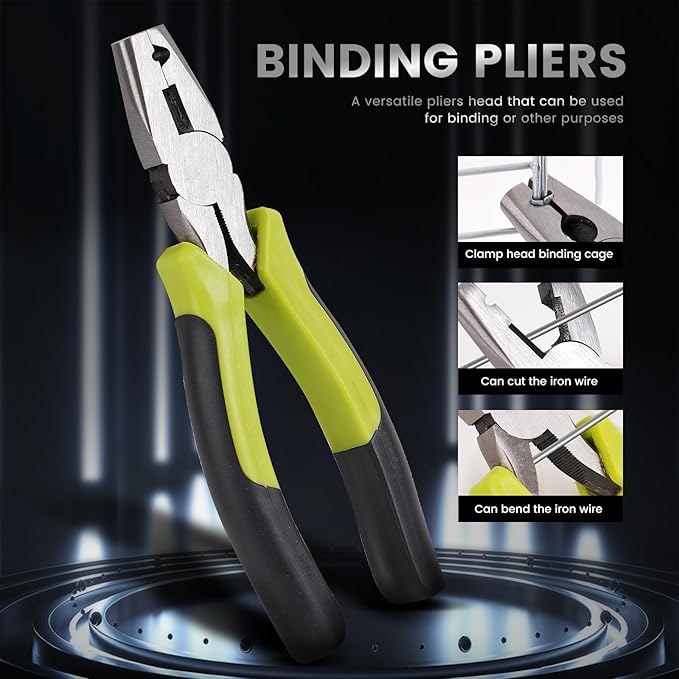 900Pcs Wire Cage Clips with Hog Ring Fencing Pliers Hog Wire Fence Clip Pliers for Bird Quail Rabbit Chicken Wire Cage (900pcs Clips)