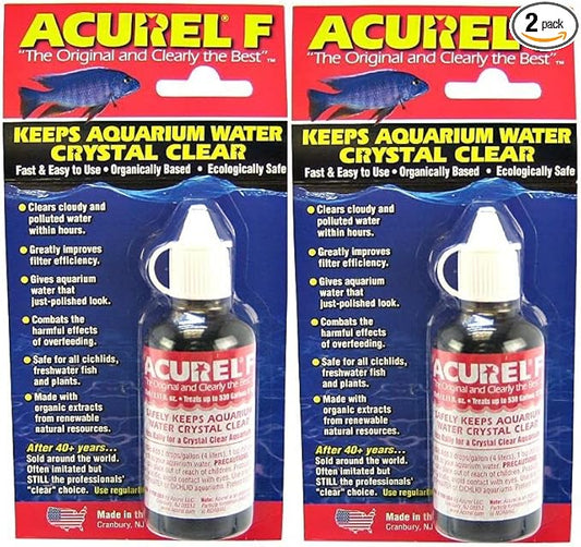 Acurel F Aquarium Clarifier (50ml, Pack of 2) 50 ml