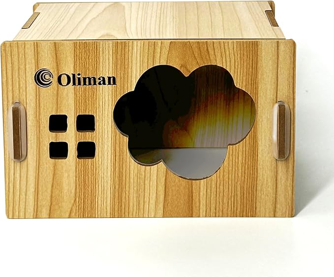 Hamster House Hamster Hideout with Spacious Perch Hidey Detachable Playhouse for Hamster Hideout Castle Tower Toys for Indoor Hamster Guinea Pig Hamster Chinchilla Gerbil ——Cloud Entrance