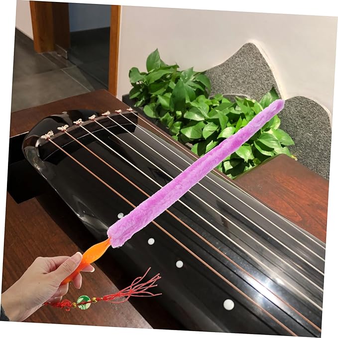 Guzheng Cleaning Brush with Flexible Rabbit Hair for Instrument Care Durable and Compact Design for Easy Storage for Musicians and Music Lovers