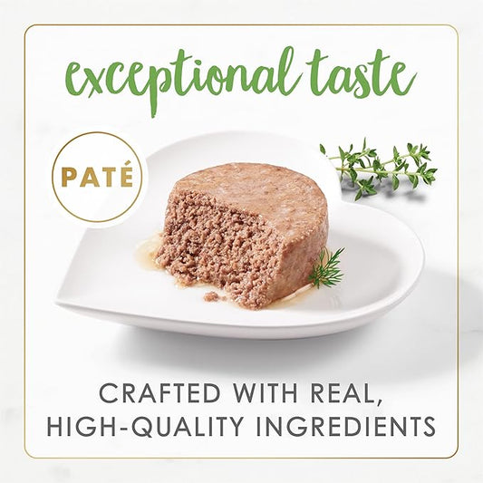 Purina Fancy Feast Wet Cat Food Pate Gourmet Naturals White Meat Chicken Recipe - (Pack of 12) 3 oz. Cans