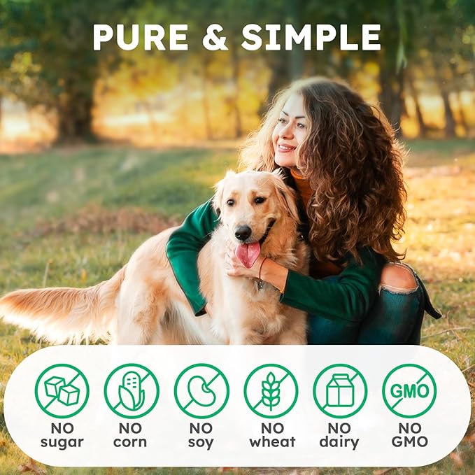ZENO Dog Vitamins and Supplements - 150 Dog Multivitamin Chewable - Immune, Joint Support, Skin, Gut Health + Packed with Omega 3s, Glucosamine & Probiotics - Safe for Puppy - Duck