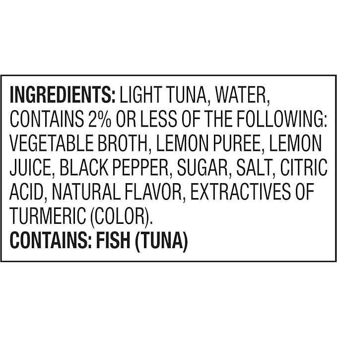 StarKist Tuna Creations Lemon Pepper Pouch (2.6 oz - 24 Pack) Wild Caught, High Protein Shelf Stable Seafood, Gluten Free, Soy Free, No Draining, Ready to Eat for Salads and Sandwiches