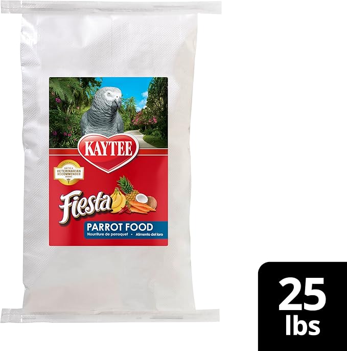 Kaytee Fiesta Parrot Food 25 pound bag