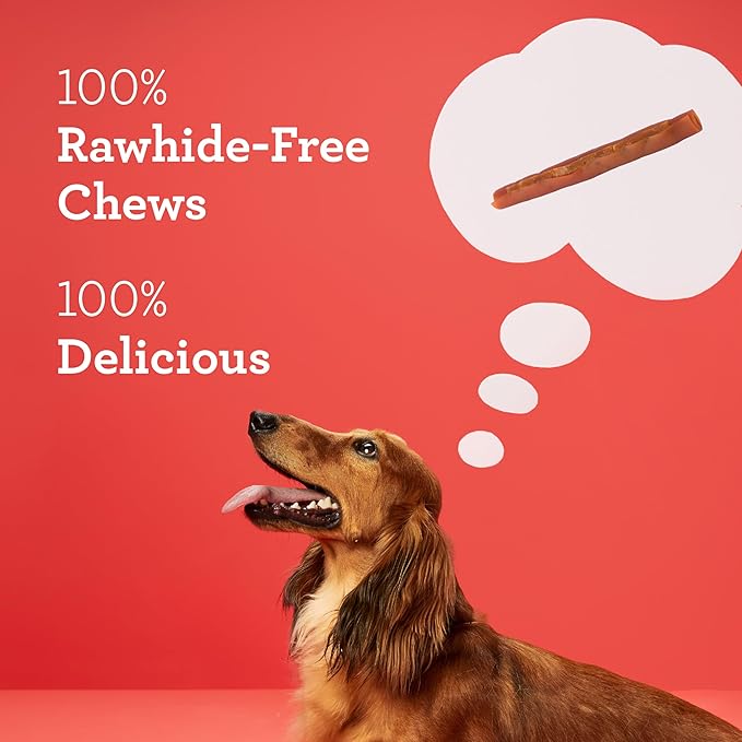 DreamBone DreamSticks,Rawhide Free Dog Chew Sticks Made with Real Beef and Vegetables,15 Sticks,(Pack of 2)