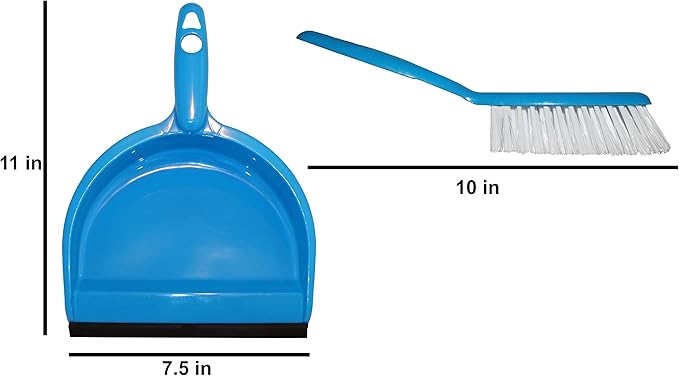 Dustpan and Brush Set, Cage Cleaner for Guinea Pigs, Cats, Hedgehogs, Hamsters, Chinchillas, Rabbits, Reptiles and Other Small Animals, Cleaning Tool Set for Animal Waste