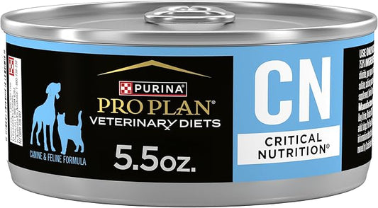 Pro Plan Veterinary Diets Purina CN Critical Nutrition Canine & Feline Formula Wet Dog & Cat Food - (Pack of 24) 5.5 oz. Cans