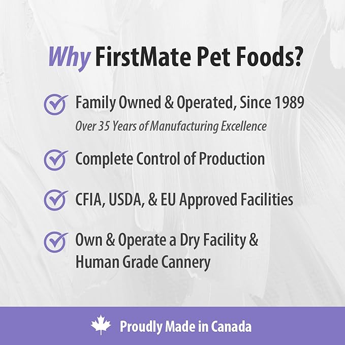 FirstMate Pet Foods Dry Cat Food – Chicken Meal with Blueberries Formula – Grain Free Limited Ingredient Recipe for Cats & Kittens, All Life Stages – 3.96 lb Bag