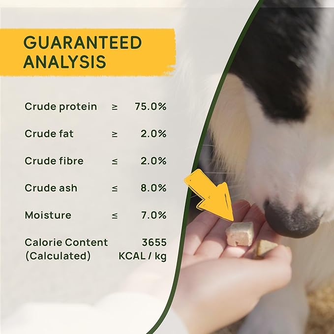 Freeze Dried Chicken Dog Treats, High Protein Training Treats, Single Ingredient Natural Dog Snacks, Grain Free, Easy to Digest, Net Wt. 5 oz