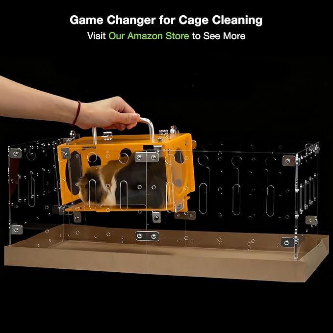 GuineaLoft™ Guinea Pig Cheese House (Single) V3 - The Ultimate Guinea Pig Hideout by Seasoned Owners Who Tried Everything Out There - Exclusive by Guinea Loft