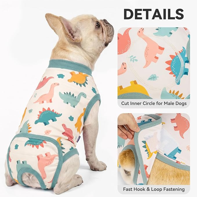 cyeollo Dog Surgery Recovery Suit, Spay Neuter Onesie for Female Male Dogs