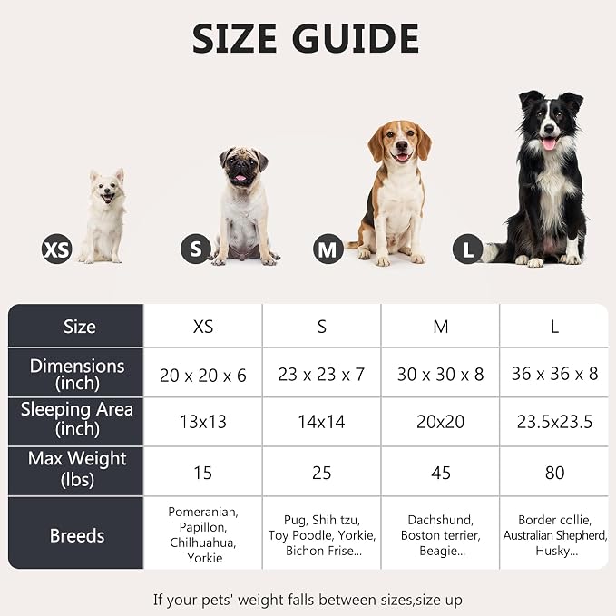 MIXJOY Orthopedic Dog Bed Comfortable Donut Cuddler Round Pet Beds Ultra Soft Washable Dog and Cat Cushion Bed (30'', Coffee)