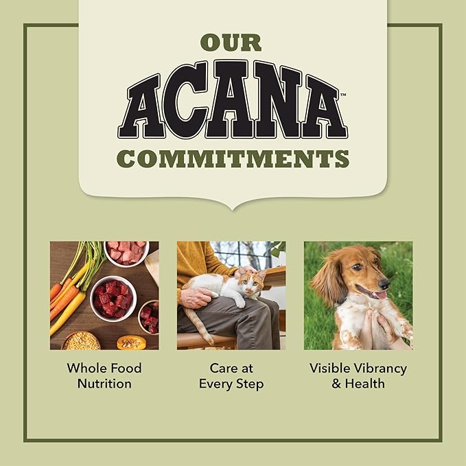 ACANA Premium Pate Wet Cat Food in Bone Broth Variety Pack: Beef Chicken & Tuna + Lamb 3oz Cans (12 Count, 6 of Each)