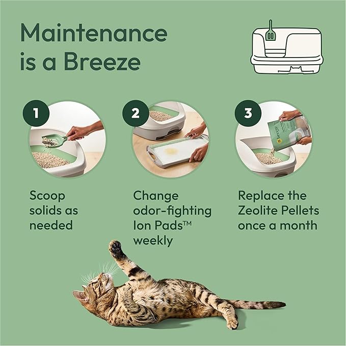 Purina Tidy Cats Litter Pellets, Breeze Refill Litter Pellets in Recyclable Box - (6) 3.5 lb. Bags