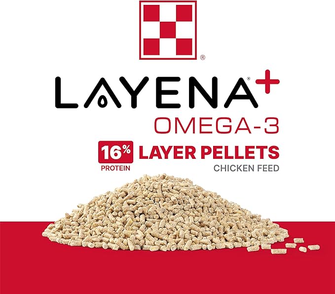Purina® Layena®+ Omega-3 Chicken Feed Pellets, 10 Pound Bag