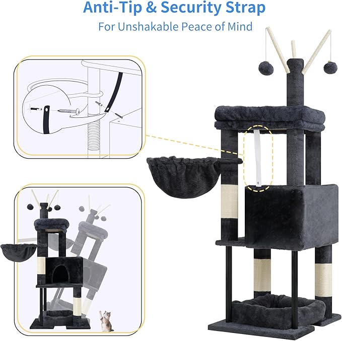 Heybly Cat Tree， HCT202SG
