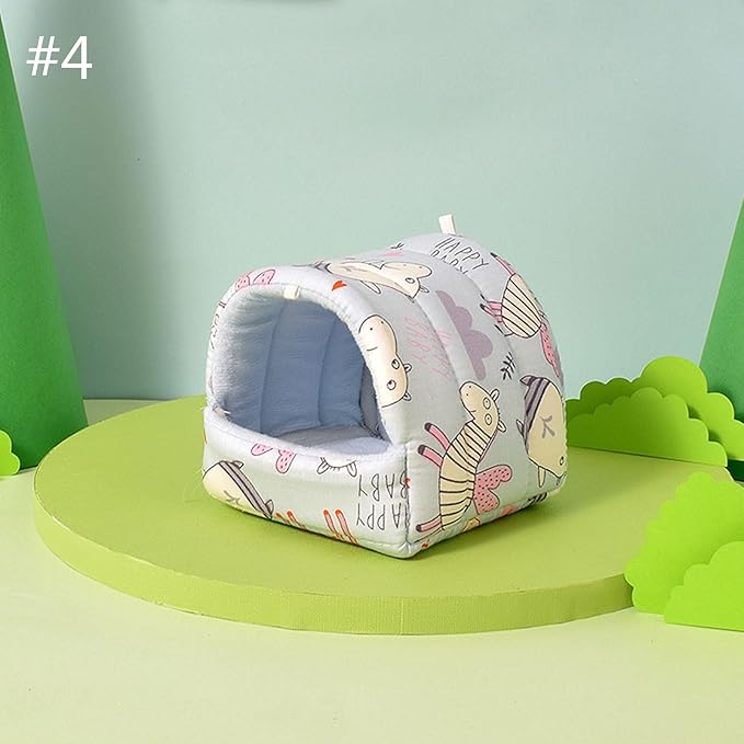 Pet Hammock Bed Habitat Decors Cage Hideouts Resting Mats Ferrets Play Winter Hideaways Pet Supplies Washable for Small Animals Hanging Bed for Small Pets