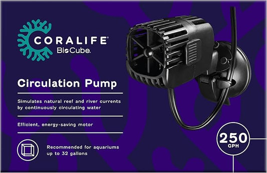 Coralife BioCube Aquarium Fish Tank Circulation Pump For Up To 32 Gallons, 250 GPH