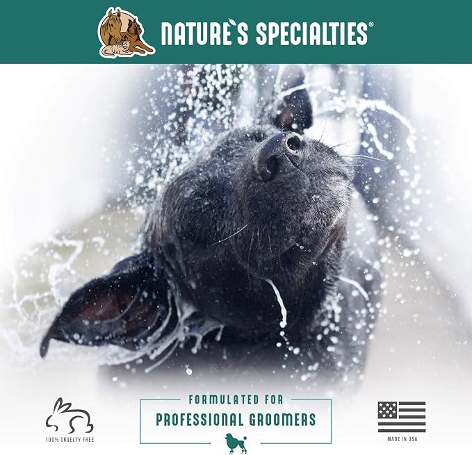 Nature's Specialties Pawpin' Blueberry Ultra Concentrated Dog Face and Body Wash for Pets, Makes up to 2 Gallons, Natural Choice for Professional Groomers, Tearless Formula, Made in USA, 16 oz