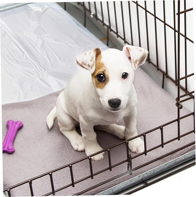 VICASKY 100Pcs Disposable Rabbit Cage Pee Cleaning Film Leakproof Pet Cage Cleaning Pads Convenient Disposable Design for Easy Pet Care for Animals