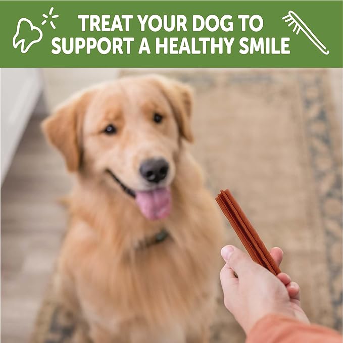 Whimzees Wellness Stix Dog Dental Treat, Chews, Freshens Breath, Medium Size Sticks, 14.81 oz Bag, 14 Count