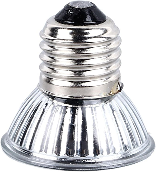 220V Reptile Heat Lamp, Professional Efficient Save Energy 360 Degree Lighting Warm UVA UVB Basking Lamp, Sunlight Bulb for Reptile Amphibian Tortoise Snake Gecko Bearded Dragon Use(#2)