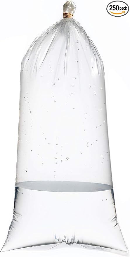RESILIA Plastic, Leak-Proof Shipping Bags for Live Fish - 20" x 30" 2 Mil, 0.002 Inch, Double Bottom Seal, for Freshwater & Saltwater Fish, Case of 250