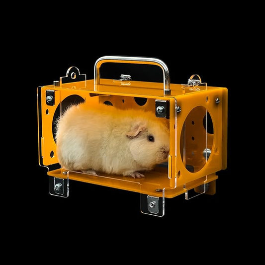 GuineaLoft™ Guinea Pig Cheese House (Single) V3 - The Ultimate Guinea Pig Hideout by Seasoned Owners Who Tried Everything Out There - Exclusive by Guinea Loft