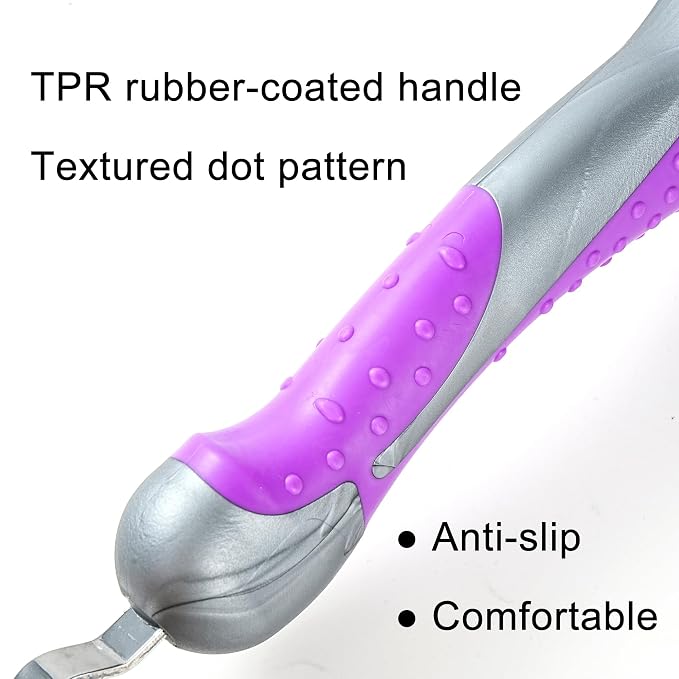 Horse Hoof Pick with Dual Brush 4 PCS Set,TPR Non-Slip Grip, Farrier Tool Hoof Pick for Horse Hoof Cleaning and Grooming