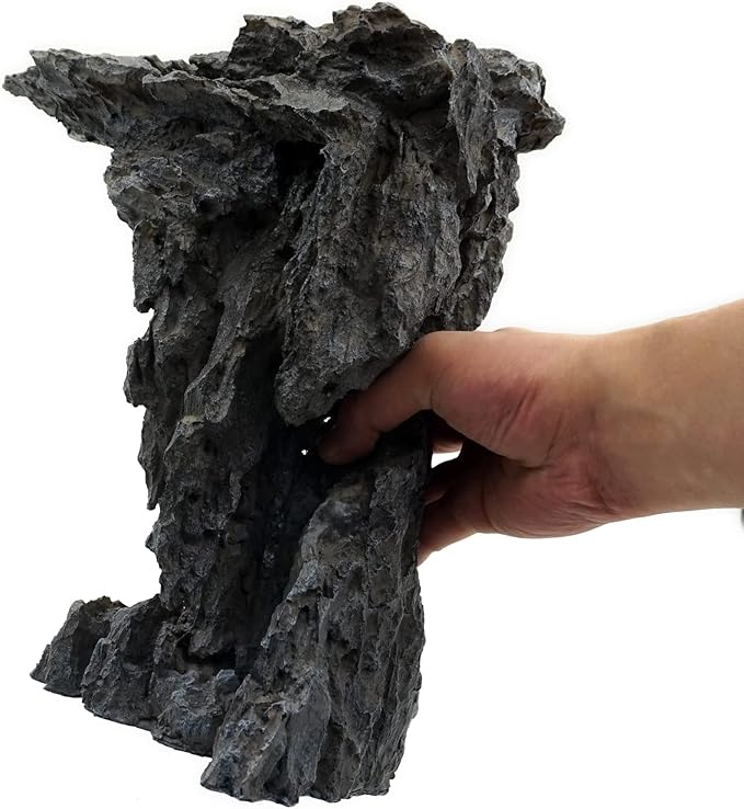 Allcolor Fish Tank Decor Rocks.Aquarium Decoration Model.Easy and Quick Solution for Aquascaping.(Twilight)