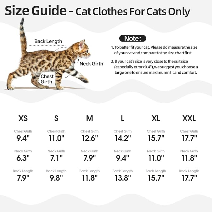 QBLEEV Cat Tuxedo Outfit with Bow Tie, Sphynx Cat Costume Formal Suit Wear | Soft breathable, stylish hairless clothes for cats only, kitten wedding birthday party shirt apparel for male boy